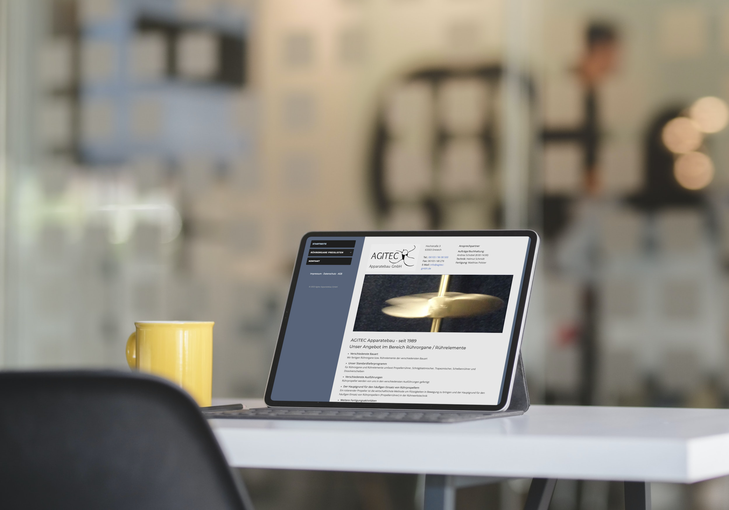 Firmenwebsite von Dörrenberg Design 12